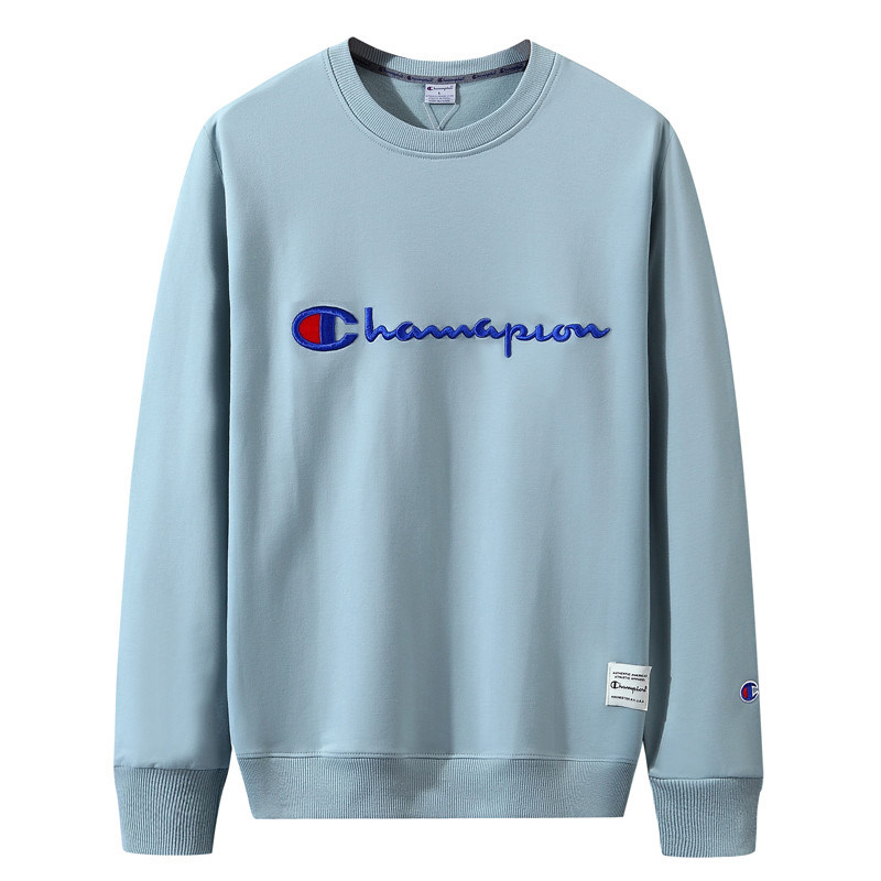 2020新款秋季毛圈棉男圆领刺绣卫衣 极简行卫衣