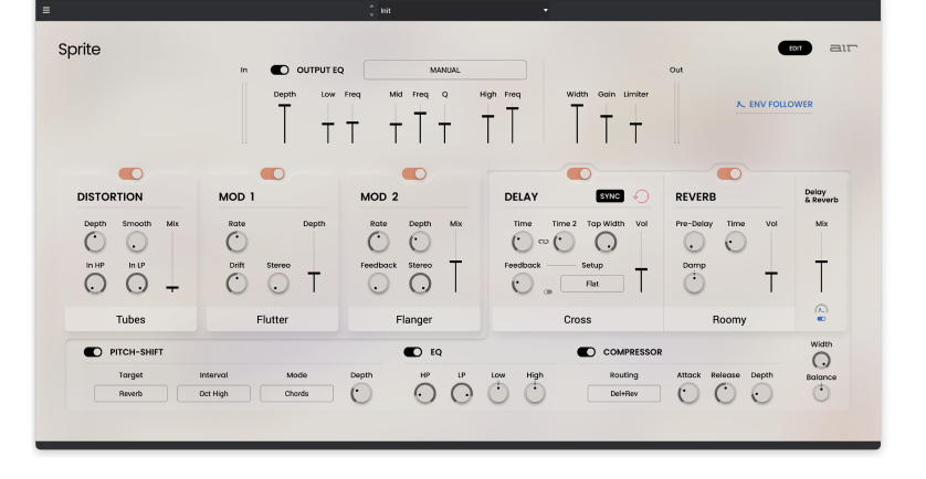 AIR Music Technology AIR Sprite 塑造声音多效果器引擎插件Win - 图0