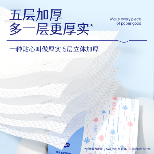 漫花抽纸整箱批大小包餐巾纸家用实惠装卫生面巾纸抽厕纸纸巾CS - 图3