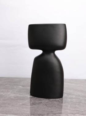 简约现代黑白花外星人样板房售器楼部家居客厅创意花插软装饰品