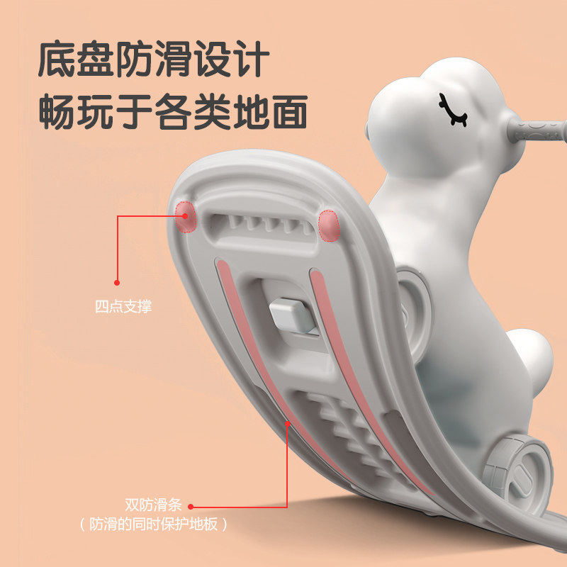 两用摇摇椅1岁宝宝生日礼物溜溜车 嗨童年摇马