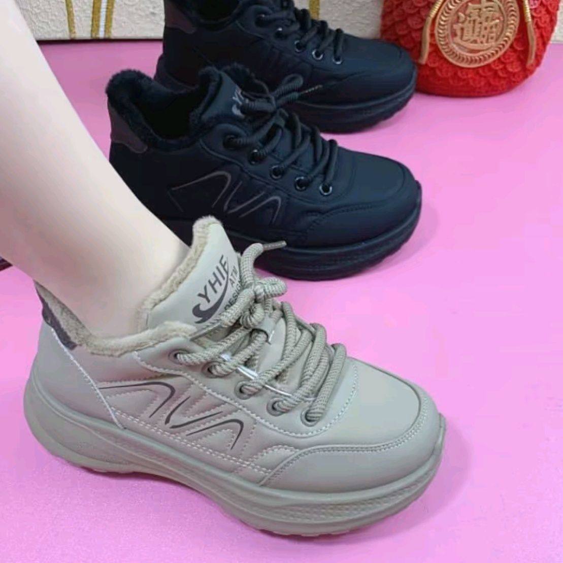 2025年新款老北京布鞋女冬季加绒保暖棉鞋厚底防滑休闲漂亮运动鞋,淘宝优惠券,粉丝福利购,淘宝优惠卷