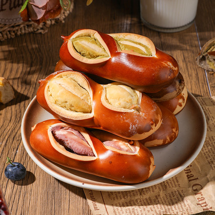 八千步碱水面包整箱代餐主食无添加蔗糖碱水棒儿童解馋零食品