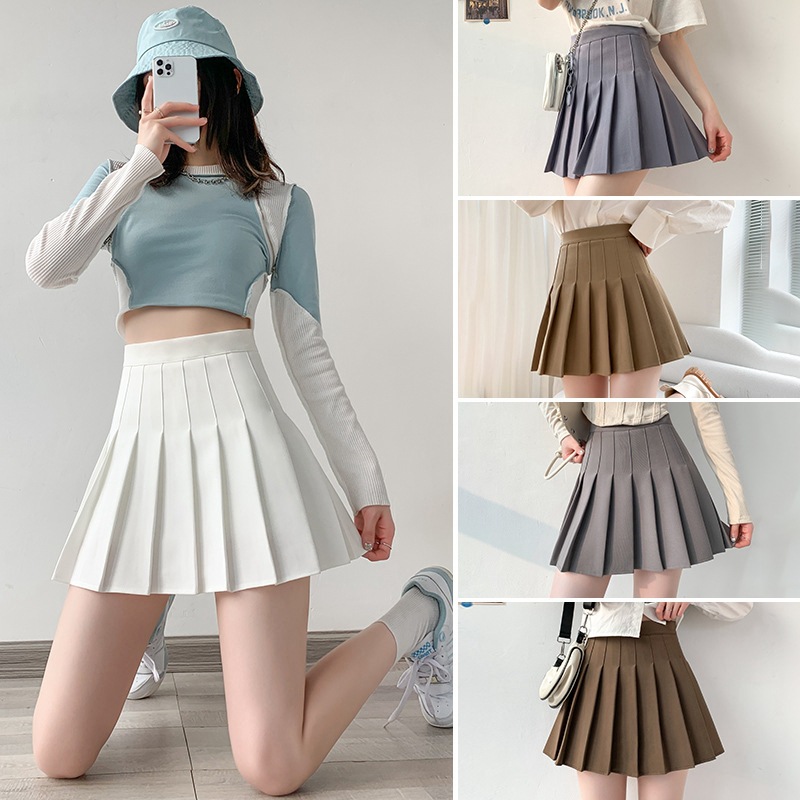高尔夫短裤裙女士裙子四季户外运动服装GOLF球服女裙半身裙百褶裙-图0