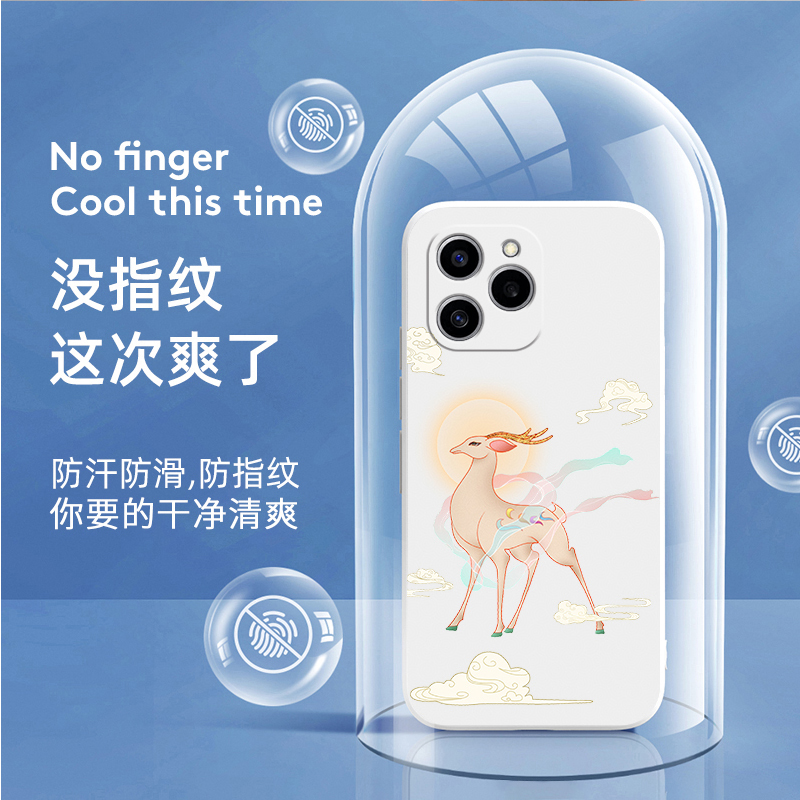 华为荣耀60SE手机壳GIA一AN00保护Honor6OSE套GIAAN新款专用外壳X60S60E曲屏曲面屏ES全包防摔男女国潮中国风-图2