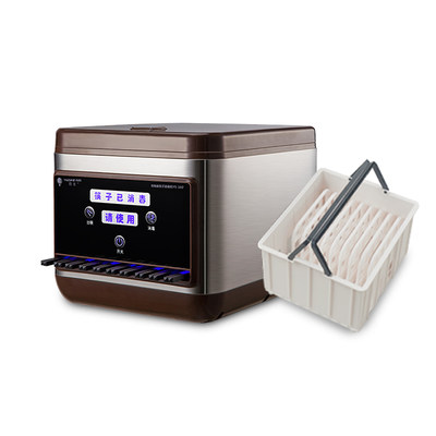 雨生新品全自动筷子消毒机商用餐厅非烘干微电脑智能筷子机器柜盒 虎窝淘