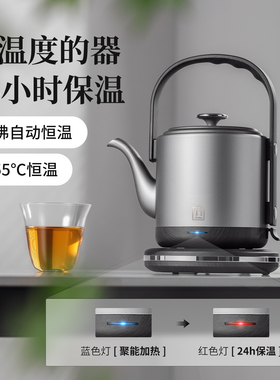 纯钛带提手自动断电恒温电热水壶