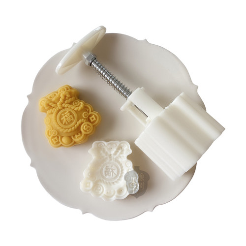 中秋复古钱包钱袋造型广式烘焙冰皮月饼模具 不沾家用DIY亲子 - 图3