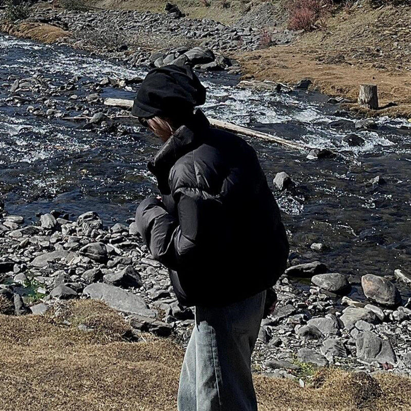 90白鸭绒立领面包服外套女2025秋冬季新款修身显瘦小众加厚羽绒服,淘宝优惠券,粉丝福利购,淘宝优惠卷