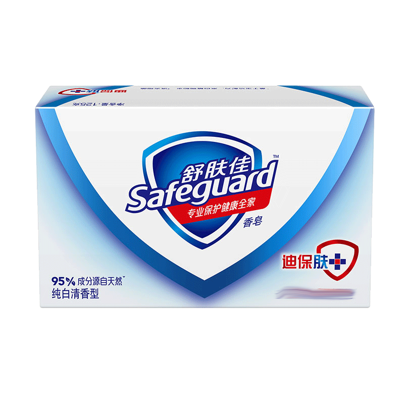 舒肤佳沐浴纯白清香型身体清洁香皂 盈泰居家日用香皂