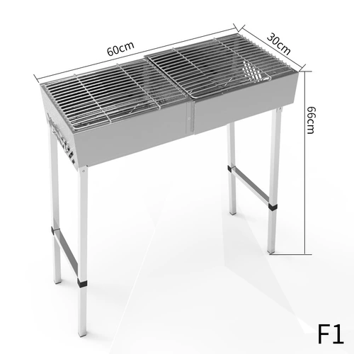 Без мебели для барбекю на гриле на гриле гриль на гриле из нержавеющей стали Пара складного и наружного пикника на открытом воздухе 4-6 человек полные комплекты