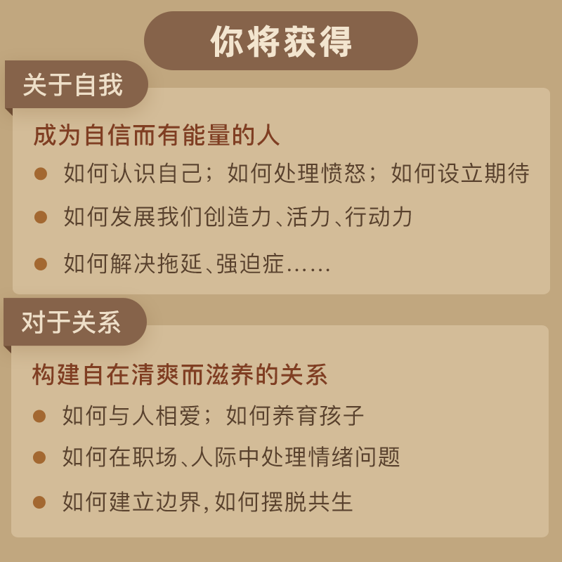 武志红全能自恋108讲：活出自信，唤醒活力自我 咨询师心理学课程 - 图2