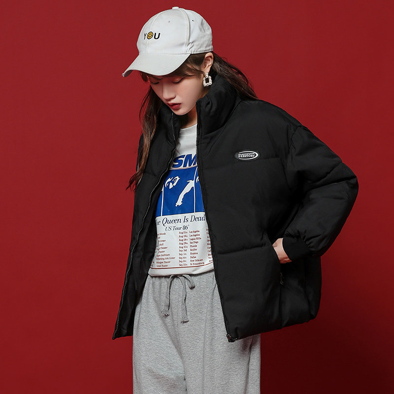 冬季羽绒棉袄女2021冬装新款短款 水云篇棉衣/棉服