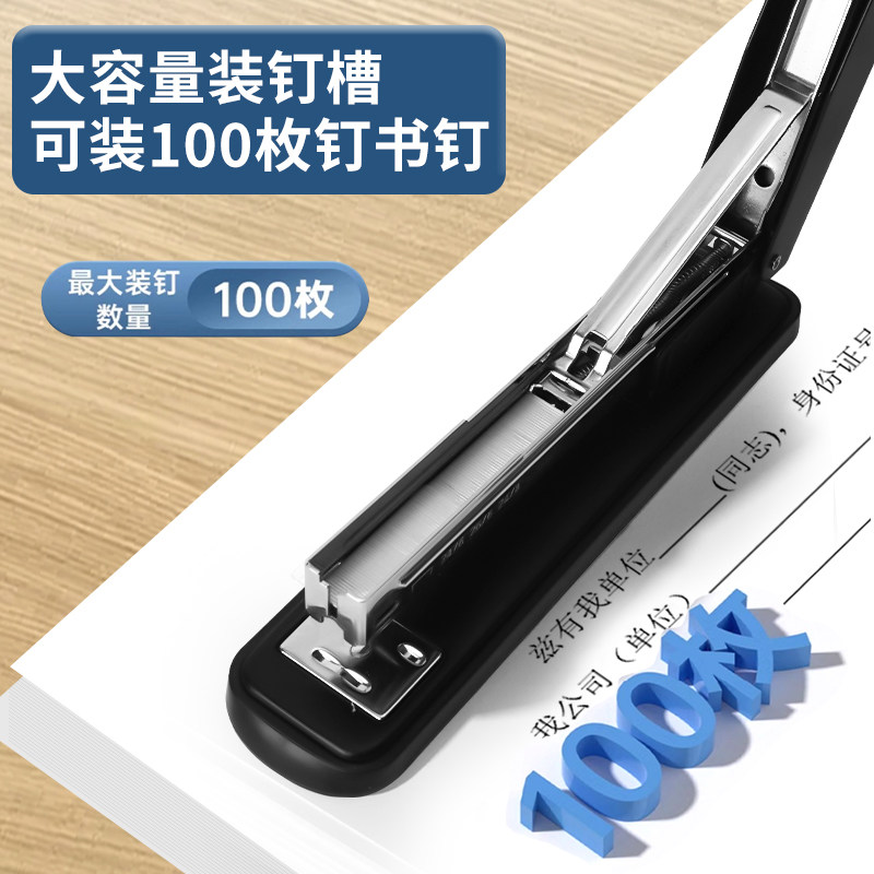 Large labor-saving rotary plate stapler is portable and can be ordered for 50