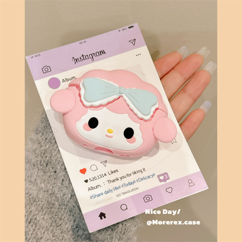 立体粉色小羊美乐蒂适用苹果新4代airpods蓝牙无线耳机保护套airpods1/2/3硅胶软壳airpodspro三代女新款小众,淘宝优惠券,粉丝福利购,淘宝优惠卷