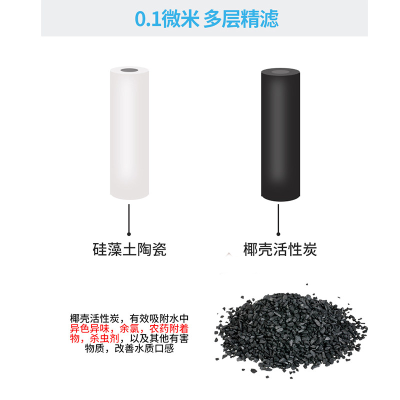 家用厨房台上式自来水龙头净水器 wowmom净水器
