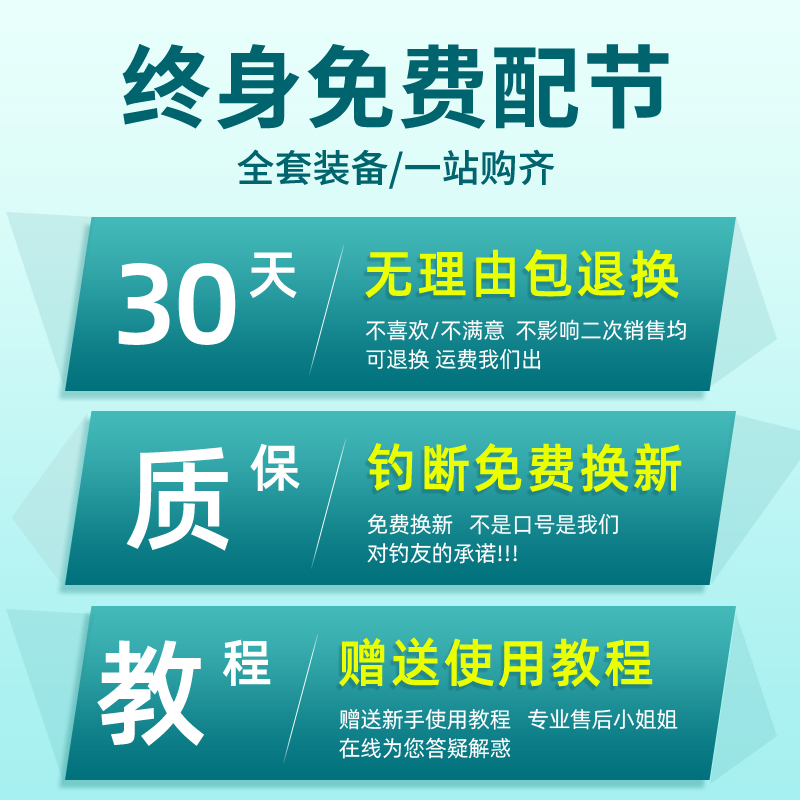 海杆套装全套特价远投竿抛竿新款海竿配件海钓专用装备钓鱼竿甩杆-图3