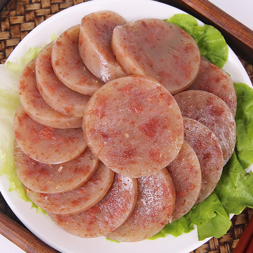 正宗驴肉风味焖子火烧河北保定定州特产赵州焖子河间卤味灌肠香肠 - 图1