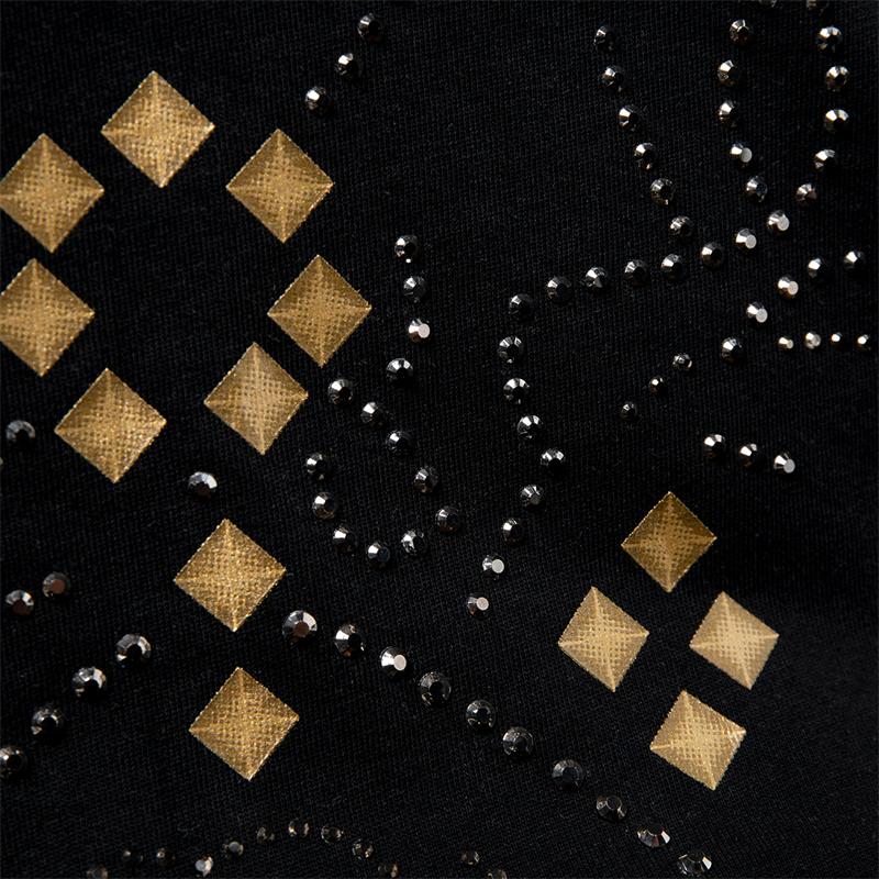 Ed Hardy X2025夏季新款巴洛克艺术腰果花圆领男女同款短袖T恤潮 - 图1