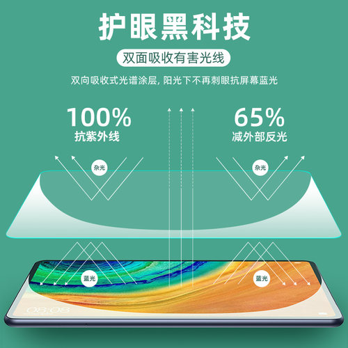适用华为matepadpro钢化膜m6/m5平板magicpad/matepad绿光11荣耀5/6/7畅玩x7保护10.1畅享2贴膜v6/v7pro/air - 图1