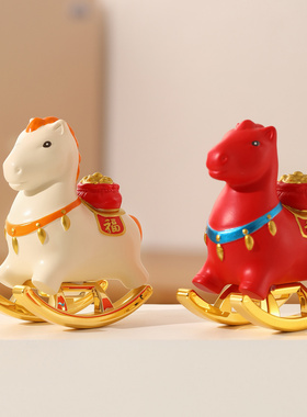 吉祥物马到成功创意桌面摆件