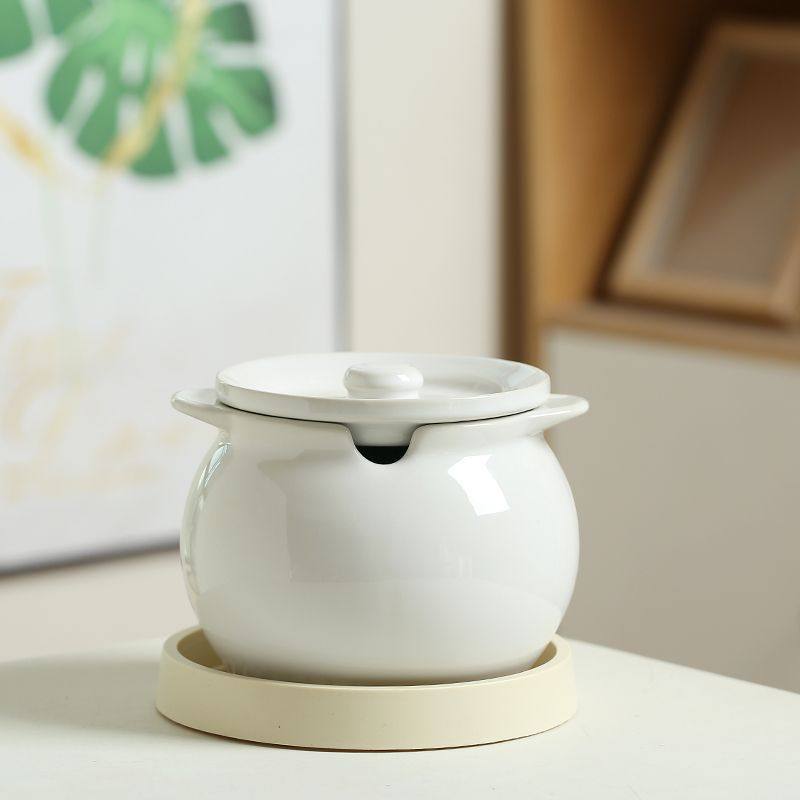 猪油罐专用大号调料辣椒油耐高温油家用带盖装陶瓷双耳罐子泼辣子,淘宝优惠券,粉丝福利购,淘宝优惠卷