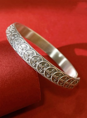 国风潮铜镀银手工饰品