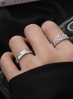 与海戒指朋克嘻哈开口可调节环