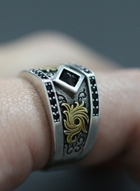 国风潮铜镀银手工饰品