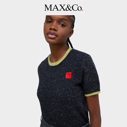 MAX&Co.女装粗花呢毛衣针织两件套6386014402 - 图2