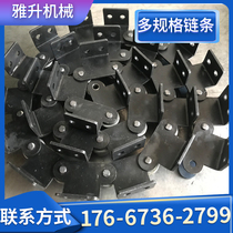 304 stainless steel chain hollow pin shaft chain food assembly line industrial transmission chain double pitch double-hole roller chain