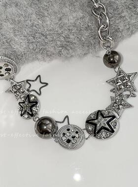 y2k星星choker颈链女潮2024年