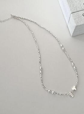 珍珠碎银项链女夏2024年新款