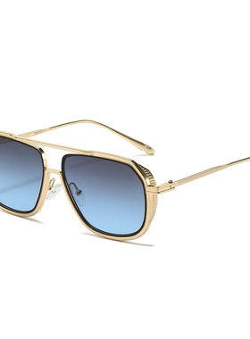 日系cherrykoko新款欧美时尚方框太阳镜女款复古朋克风墨镜女