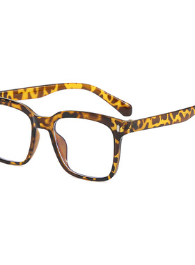 日系cherrykoko复古大框米丁平光防蓝光眼镜框新款渐进色男女