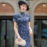 [Yao yao] Живое благосостояние специальное выстрел Cheongsam улучшение ежедневное платье