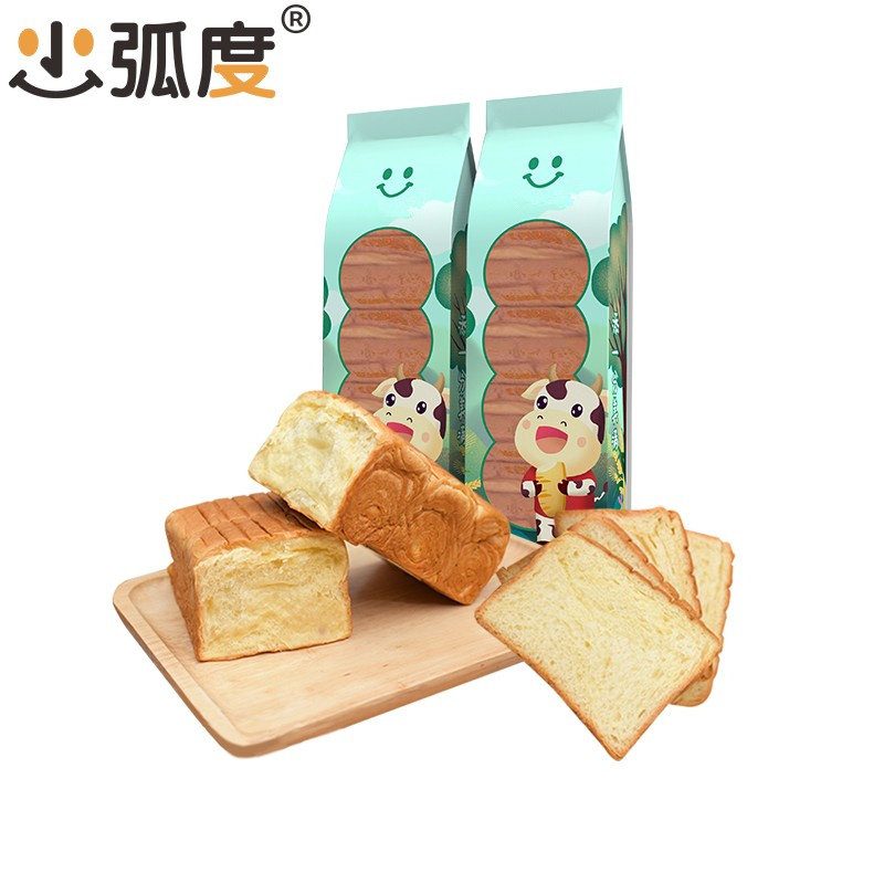 小弧度切片吐司手撕面包鲜到大金砖 朱小猪食品吐司面包