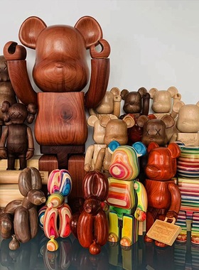 bearbrick暴力熊潮流摆件中式