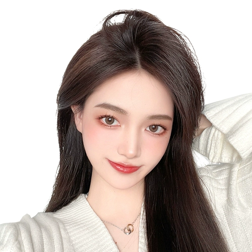 Парик снимая женские волосы на вершине головы дополняют безволосые волосы Увеличение корня волос с обеих сторон пуфта, один кусок парика