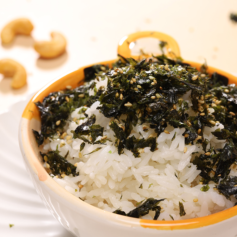 海苔碎拌饭儿童无芝麻添加每日拌饭海苔紫菜碎饭团小包装 - 图3