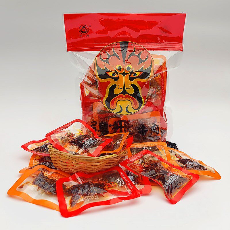 四川特产灯影牛肉丝500g香辣五香牛肉干散装成都休闲零食小吃