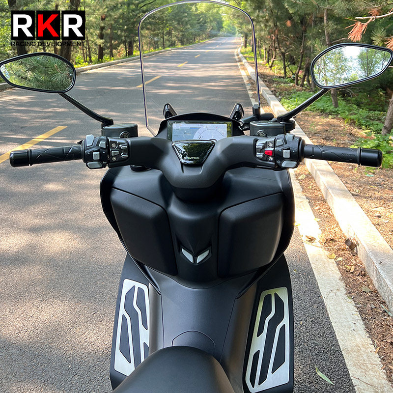 适合升仕350d摩托不锈钢脚踏板脚垫 倩羽菲车品摩托车脚踏板