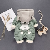 趣皮熊 Детский зимний комбинезон, боди подходит для мужчин и женщин для девочек для выхода на улицу, комплект