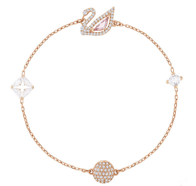 小红书新款纯银镀玫瑰金浪漫隐形磁 隽扬手链