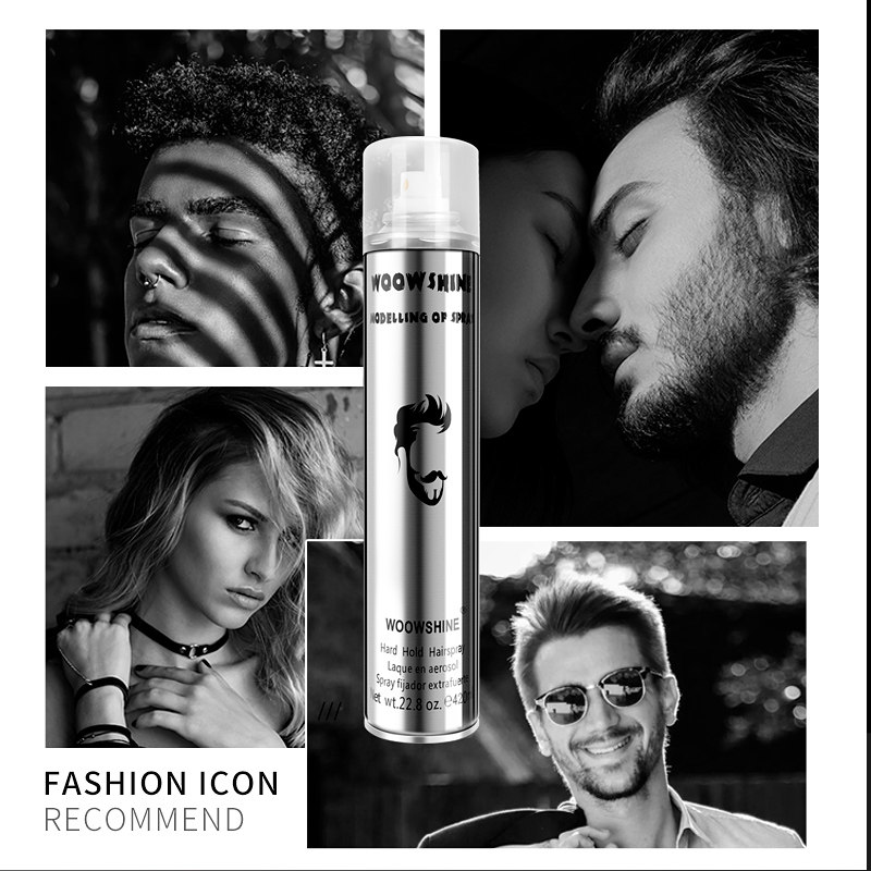 喷雾男士无味保湿头发造型膏啫喱水 woowshine美妆店头发造型