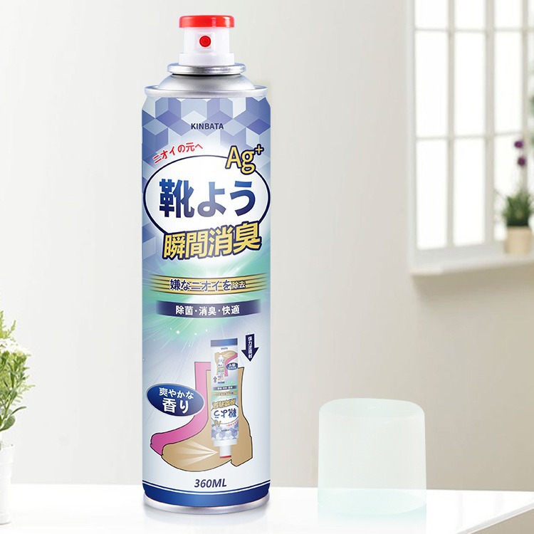 日本kinbata除臭喷雾鞋子除臭剂鞋袜防臭脚臭抑菌球鞋去异味喷雾 - 图1