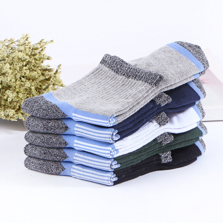 甘倩春秋新款男士棉质吸汗中筒袜 甘倩短袜/打底袜/丝袜/美腿袜