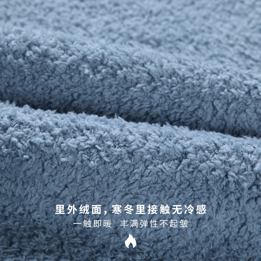 科技保暖睡袍情侣长款一体式连体衣 7VEILS睡裙