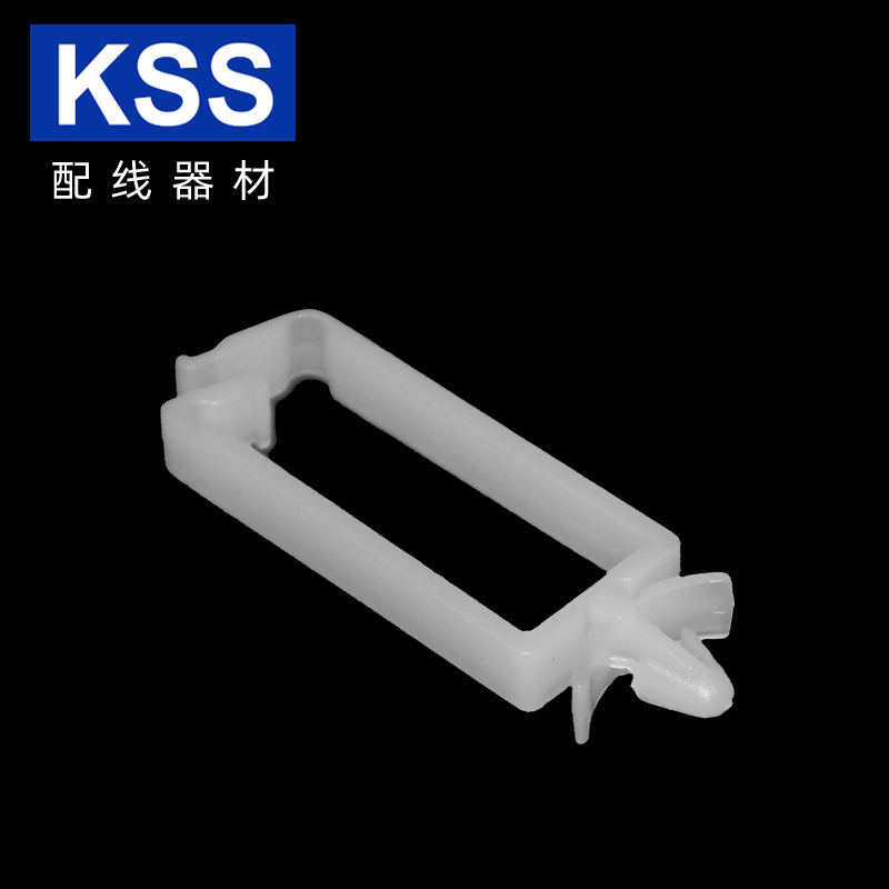 KSS马鞍型夹线套扣式隔离线卡插销式方形线扣KWS-1、KWS-2、KWS-3 - 图2