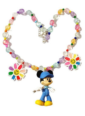 米老鼠雪莉玫暴力熊糖果珠子项链